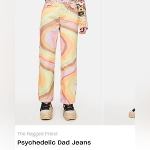 Psychedelic Dad Jeans from The Ragged Priest.